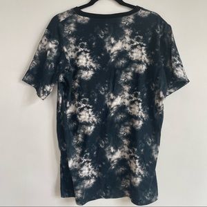 Wesco Tie-Dye T-Shirt White and Black Casual